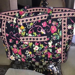 Vera Bradley overnight fabric duffle bag